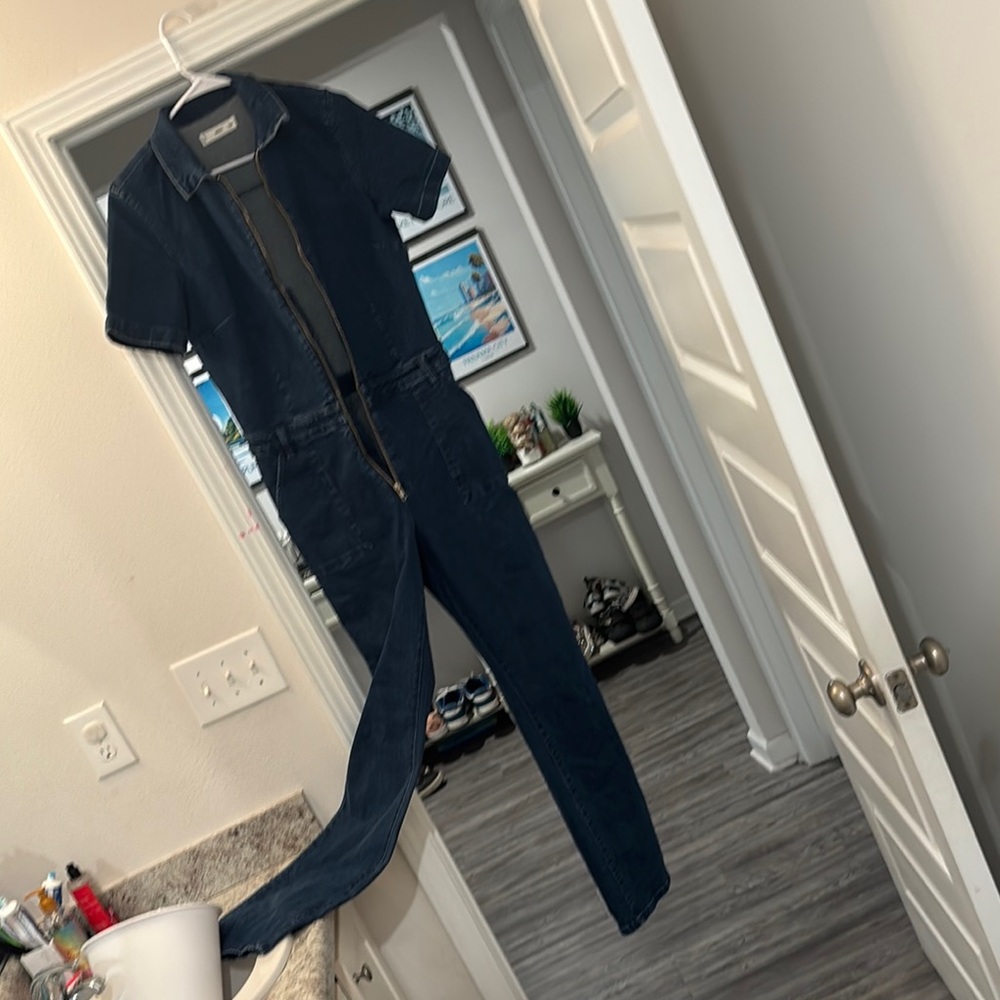 Zara Dark Blue Jumpsuit